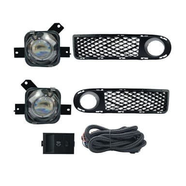 FAROL DE MILHA GOL G3 FASE 1 C/ MOLDURAS BOTAO MODELO ORIGINAL
