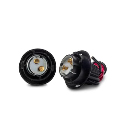 SOQUETE DE PLASTICO ABS BA15D 2 POLOS 1034 PCT C/ 10 UNIDADES TARPONN