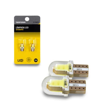 LAMPADA LED PINGAO T10 LAMPADA T10 SILICONE BLISTER 1 PAR