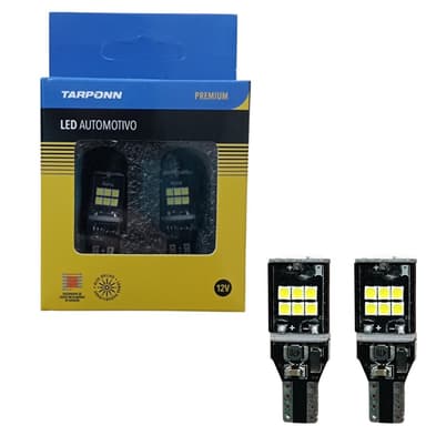 LAMPADA LED 1 POLO T15 SMD CANBUS PREMIUM 12V 6000K PAR TARPONN