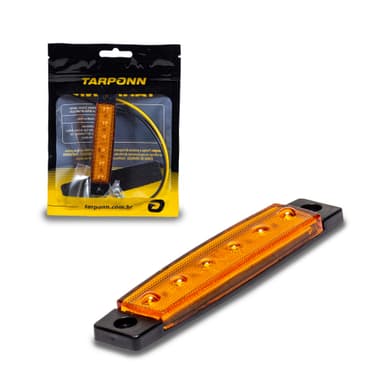 LANTERNA LATERAL LED AMBAR 12/24V 6 LEDS TARPONN