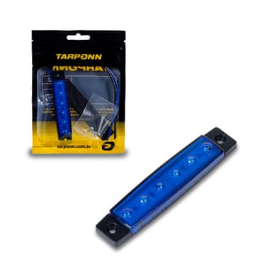 LANTERNA LATERAL LED AZUL 12/24V 6 LEDS TARPONN