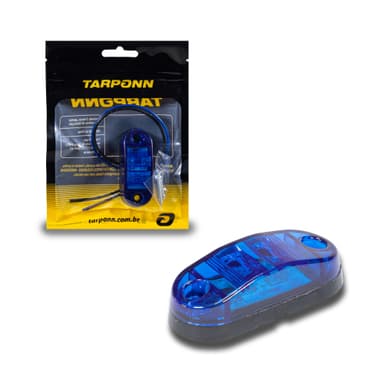 LANTERNA DELIMITADORA DE LED AZUL 12/24V 2 LEDS TARPONN