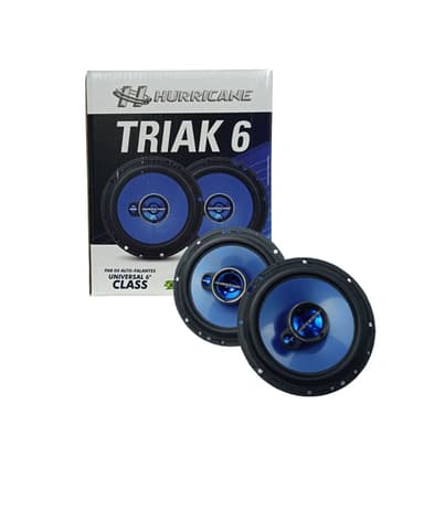 ALTO FALANTE 6 POL. TRIAXIAL HURRICANE CAIXA
