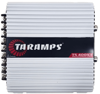 AMPLIFICADOR TS400X4 400W RMS V5 VIA RCA / VIA FIO TARAMPS