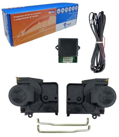 KIT TRAVA ELETRICA VOLKSWAGEN FOX ATE 2009 SAVEIRO G2/G3/G4 2001 EM DIANTE 2 PORTAS MOTROL TRAGIAL