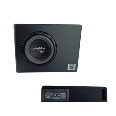 CAIXA AMPLIFICADA UNLIKE 8" 3 CANAIS SLIM 200W RMS + 2 CANAIS DE 100W RMS