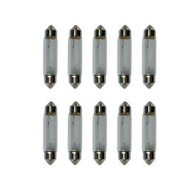 LAMPADA TORPEDO 44 MM 12V 10W COMUM CINOY CX C/10 UNID