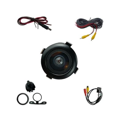 CAMERA DE RE / FRONTAL 180 LENTE OLHO DE PEIXE BORBOLETA / FIXA CINOY