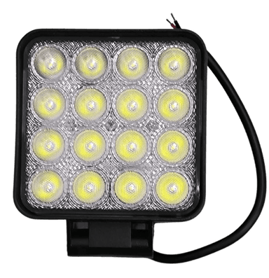 FAROL DE LED QUADRADO 10.5 X 13,5 X 4,15 CM 16 LEDS 48W CINOY