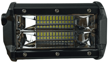 FAROL DE LED RETANGULAR 13,5X6X7 CM 24 LEDS 10-30V 72W 3600 LUMENS CINOY