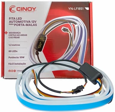 FITA LED 12V PARA PORTA MALAS 1.2M 60 LEDS 10W CINOY