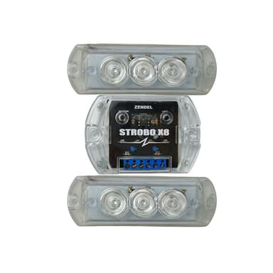 STROBO X8 2 FAROIS AZUL ZENDEL ZD-SX-AZ