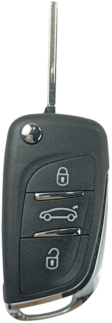 CARCAÇA CHAVE CANIVETE CITROEN 3 BOTOES