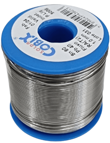 ESTANHO FIO 1.0MM 60X40 500G