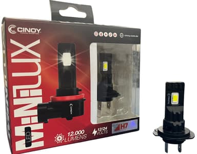 LAMPADA LED CINOY MINILUX 12/24V H7