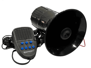 SIRENE 12V 100W 7 TONS COM PTT