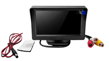 TELA MONITOR FIXA 4,3 POL UNIVERSAL 12V