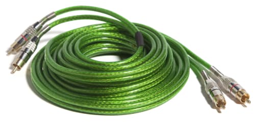 Cabo rca 5 mts technoise verde series 400 pro