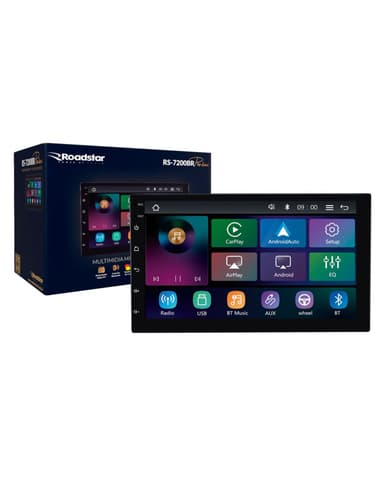 Central multimidia 7" roadstar carplay android auto sem fio 4 canais de 50 watts rms full touch CENTRAL MULTIMIDIA 7" ROADSTAR CARPLAY ANDROID AUTO SEM FIO 4 CANAIS DE 50 WATTS RMS FULL TOUCH