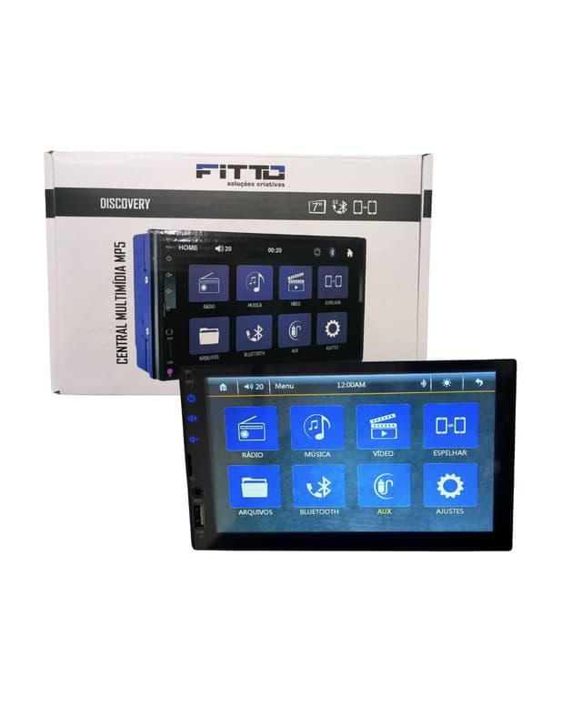 Central multimidia mp5 2 din 7" fitto discovery