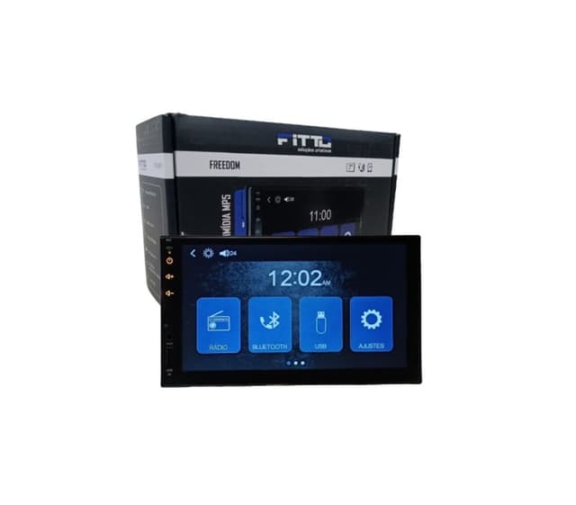 Central multimidia mp5 carplay  2 din 7" freedom