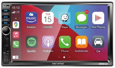 Central multimidia mp5 carplay android auto botão 2 din 7" CENTRAL MULTIMIDIA MP5 CARPLAY - ANDROID AUTO BOTÃO 2 DIN 7"