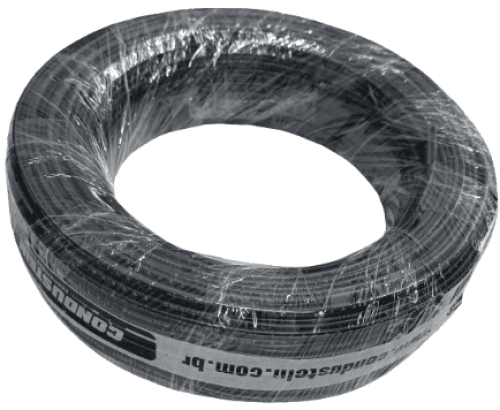 Fio cabinho 0,50 preto condustein 100 mts