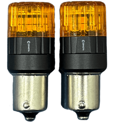 Lampada led 1 polo 1156 180gr 12 24v ambar LAMPADA LED 1 POLO 1156-180GR 12-24V AMBAR