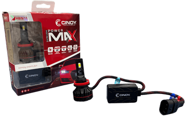 Lampada led cinoy 6000k h8 h11 h16 h mini zoom 12v LAMPADA LED CINOY 6000K H8 H11 H16 H MINI ZOOM 12V