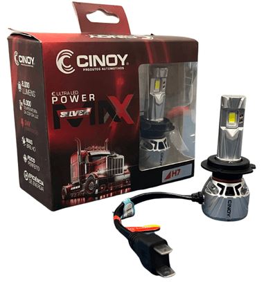 Lampada led cinoy h7 power max silver 24v par 55w cada LAMPADA LED CINOY H7 POWER MAX SILVER 24V PAR 55W CADA