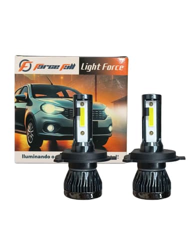 Lampada led light force h4 12v 25w par chip dob force full LAMPADA LED LIGHT FORCE H4 12V 25W PAR CHIP DOB FORCE FULL