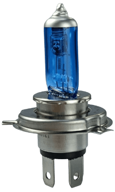 Lampada super branca h4 12v 60/55w cristal white excelite