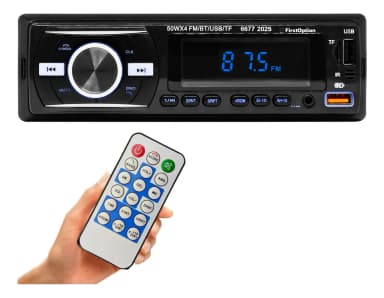 Radio first 2 usb / cartão/fm/bt 4 canais 50w RADIO FIRST 2 USB / CARTÃO/FM/BT 4 CANAIS 50W