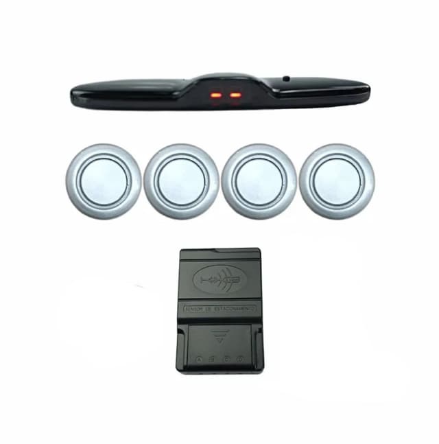 Sensor de estacionamento kx3 4 pontos prata