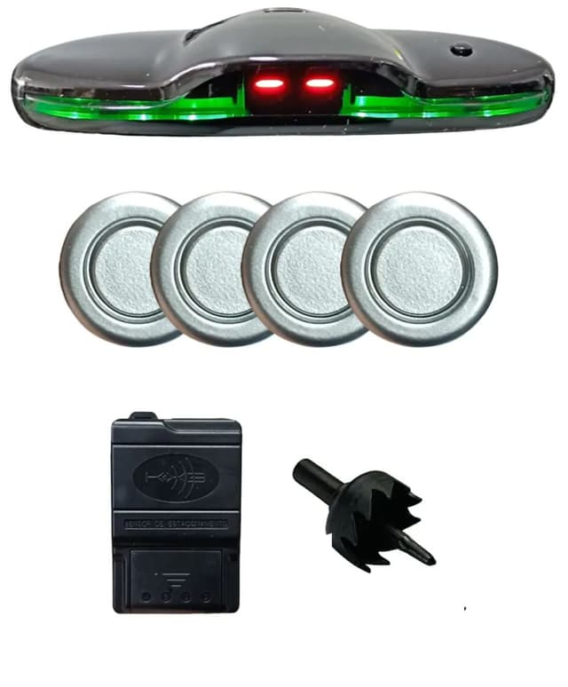 Sensor de estacionamento kx3 prata mini kx3