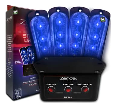Strobo urban 4 farois azul zendel zd Sur Az STROBO URBAN 4 FAROIS AZUL ZENDEL ZD-SUR-AZ